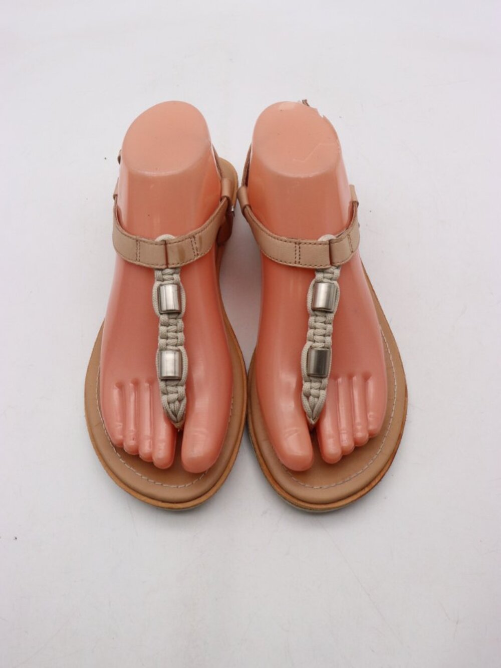Sorel Ella T-Strap Sandals Women's Size 8.5 Brown Casual Slip On Buckle Sandal